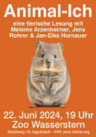 2024-06-22 Animal-Ich Zoo-Lesung Rohrer Arzenheimer Hornauer